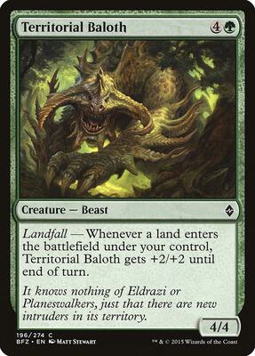Territorial Baloth card from Battle for Zendikar