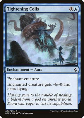 Tightening Coils card from Battle for Zendikar