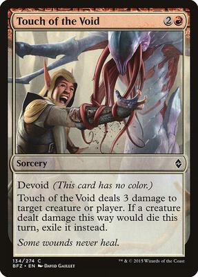 Touch of the Void card from Battle for Zendikar