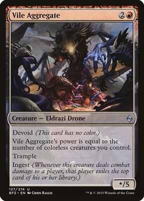 Vile Aggregate card from Battle for Zendikar