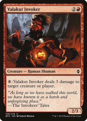 Valakut Invoker card from Battle for Zendikar