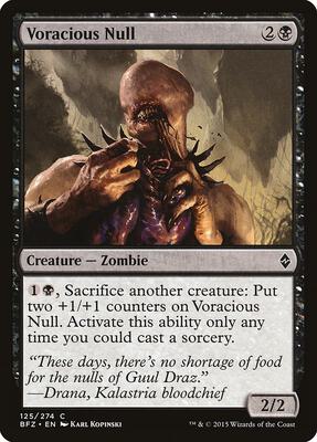 Voracious Null card from Battle for Zendikar