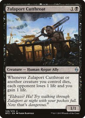 Zulaport Cutthroat card from Battle for Zendikar