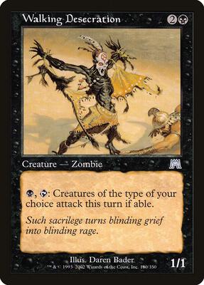 Walking Desecration card from Onslaught