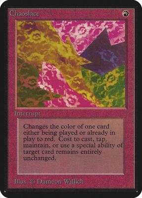 Chaoslace card from Alpha Edition