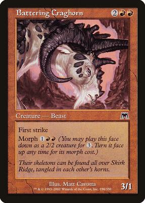 Battering Craghorn card from Onslaught