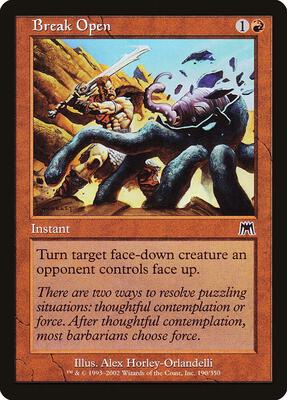 Break Open card from Onslaught