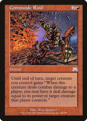 Commando Raid card from Onslaught