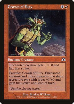 Crown of Fury card from Onslaught