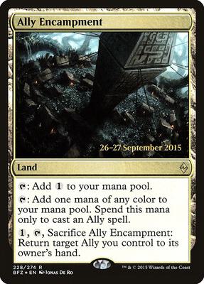 Ally Encampment card from Prerelease Cards