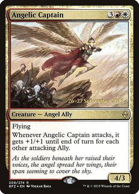 Angelic Captain card from Prerelease Cards