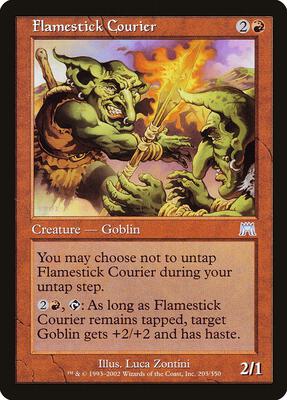 Flamestick Courier card from Onslaught