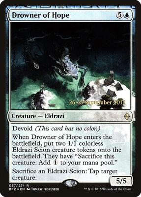 Drowner of Hope card from Prerelease Cards