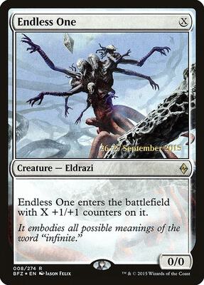 Endless One card from Prerelease Cards