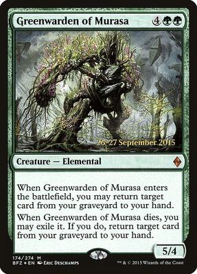 Greenwarden of Murasa card from Prerelease Cards