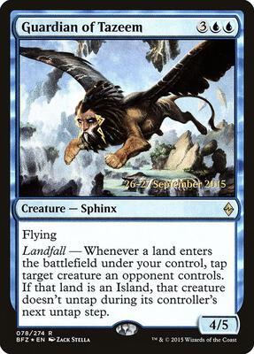 Guardian of Tazeem card from Prerelease Cards
