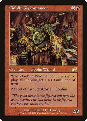 Goblin Pyromancer card from Onslaught