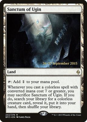 Sanctum of Ugin card from Prerelease Cards
