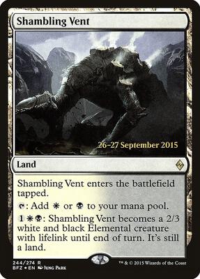 Shambling Vent card from Prerelease Cards