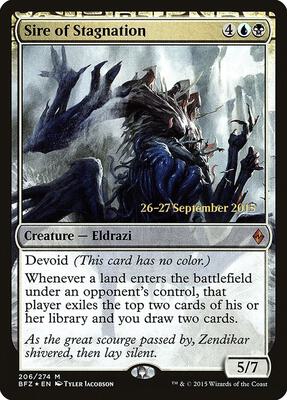 Sire of Stagnation card from Prerelease Cards