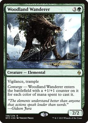 Woodland Wanderer card from Prerelease Cards