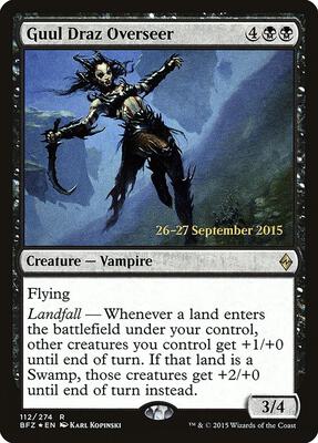 Guul Draz Overseer card from Prerelease Cards