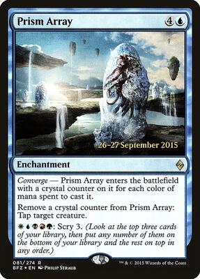 Prism Array card from Prerelease Cards