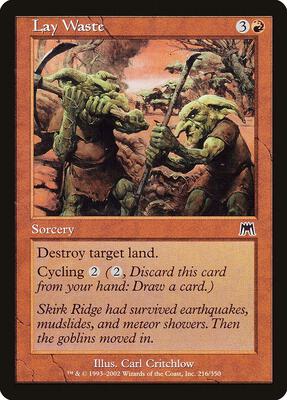 Lay Waste card from Onslaught