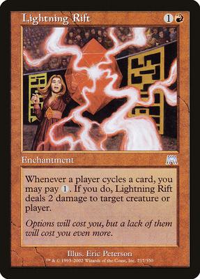 Lightning Rift card from Onslaught