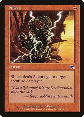 Shock card from Onslaught