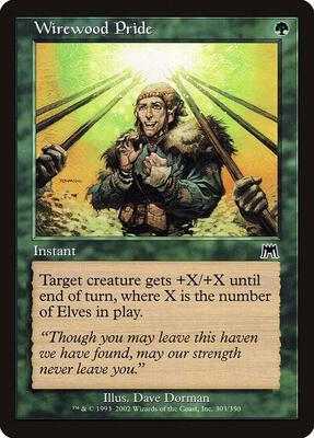 Wirewood Pride card from Onslaught