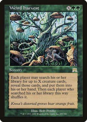 Weird Harvest card from Onslaught