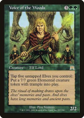 Voice of the Woods card from Onslaught