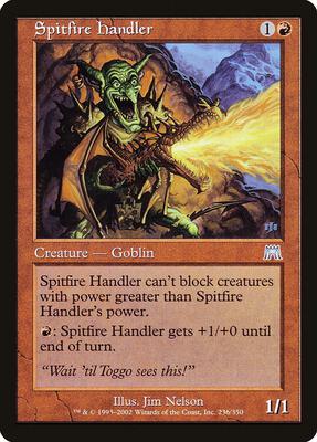 Spitfire Handler card from Onslaught