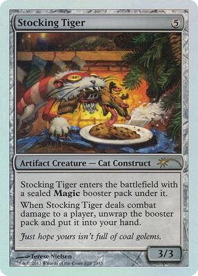Stocking Tiger (No Date) card from Media Promos