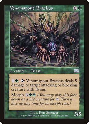 Venomspout Brackus card from Onslaught
