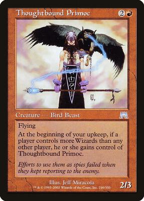 Thoughtbound Primoc card from Onslaught