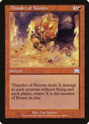 Thunder of Hooves card from Onslaught