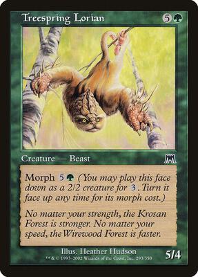 Treespring Lorian card from Onslaught