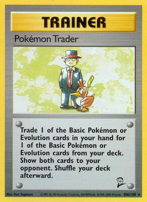 Pokemon Trader card from Base Set 2