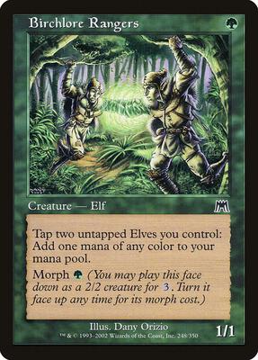Birchlore Rangers card from Onslaught