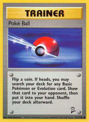 Poke Ball card from Base Set 2