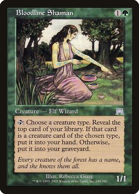 Bloodline Shaman card from Onslaught