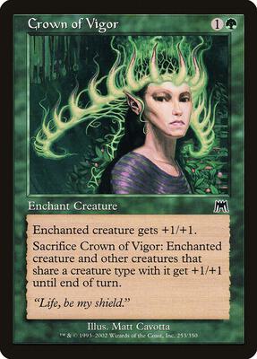 Crown of Vigor card from Onslaught