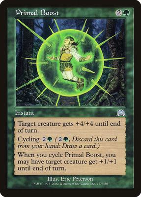Primal Boost card from Onslaught