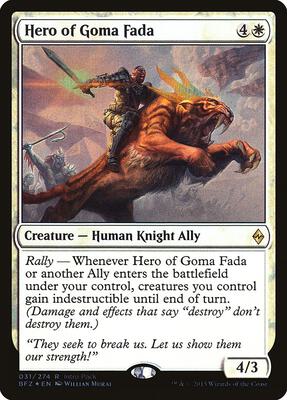 Hero of Goma Fada card from Unique and Miscellaneous Promos