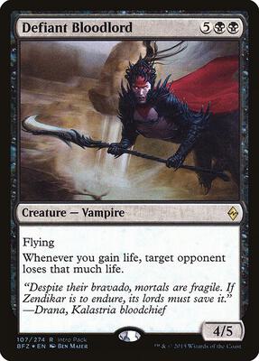 Defiant Bloodlord card from Unique and Miscellaneous Promos