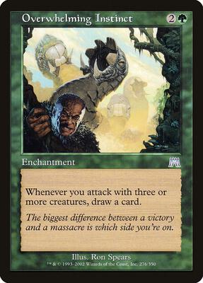 Overwhelming Instinct card from Onslaught