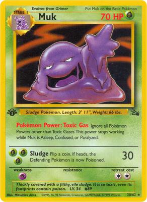 Muk (28) card from Fossil