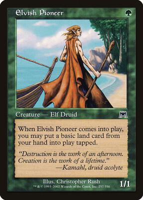 Elvish Pioneer card from Onslaught